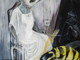 The queen wasp, 50/70, acrylics/canvas, 2020